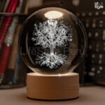 Lámpara cristal árbol de la vida