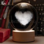 Lampara Cristal Corazón