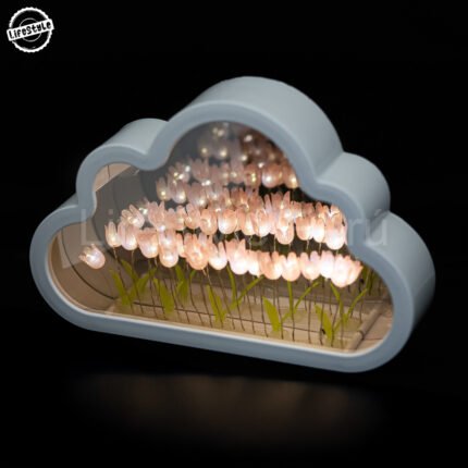 Lámpara tulipán tipo nube