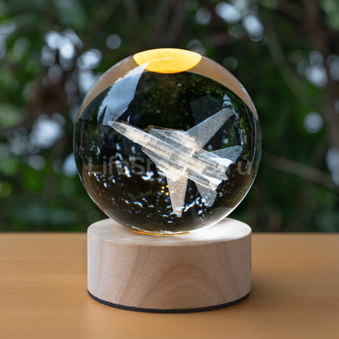 Lámpara cristal Avion Jet - Imagen 1