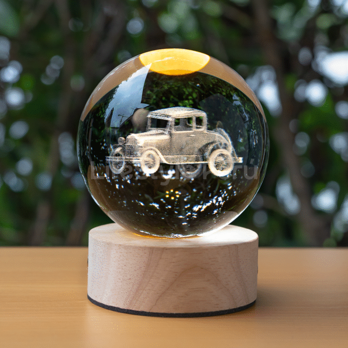 Lámpara cristal carro - Imagen 2