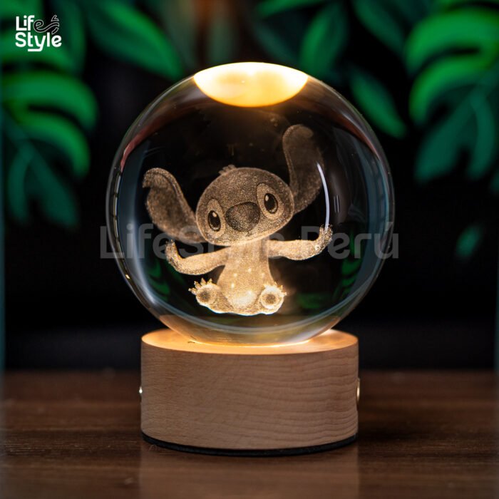 Lámpara cristal Stitch inalámbrica - Imagen 1