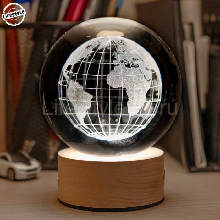 Lámpara cristal Mapa Mundi - Imagen 1