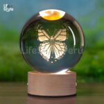 Lámpara cristal mariposa - Imagen 3
