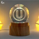Lampara cristal giratoria Universitario de Deportes