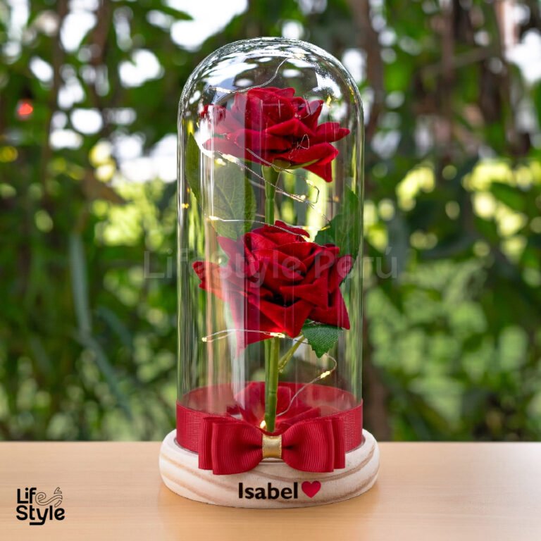 lampara cupula rosa 6