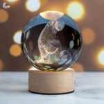 Lámpara cristal tigre