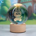 Lámpara cristal Labubu - Imagen 2
