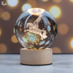 Lámpara cristal unicornio - Imagen 2