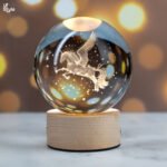 Lámpara cristal unicornio