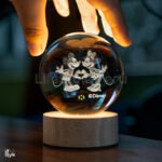 Lámpara cristal Mickey y Minnie - Imagen 2