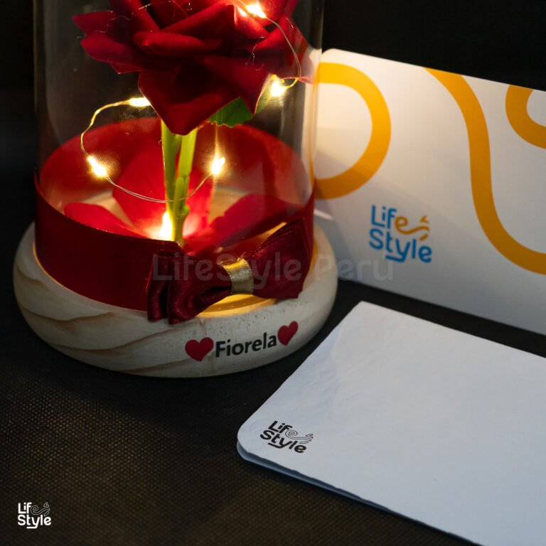 lampara cupula rosa 2