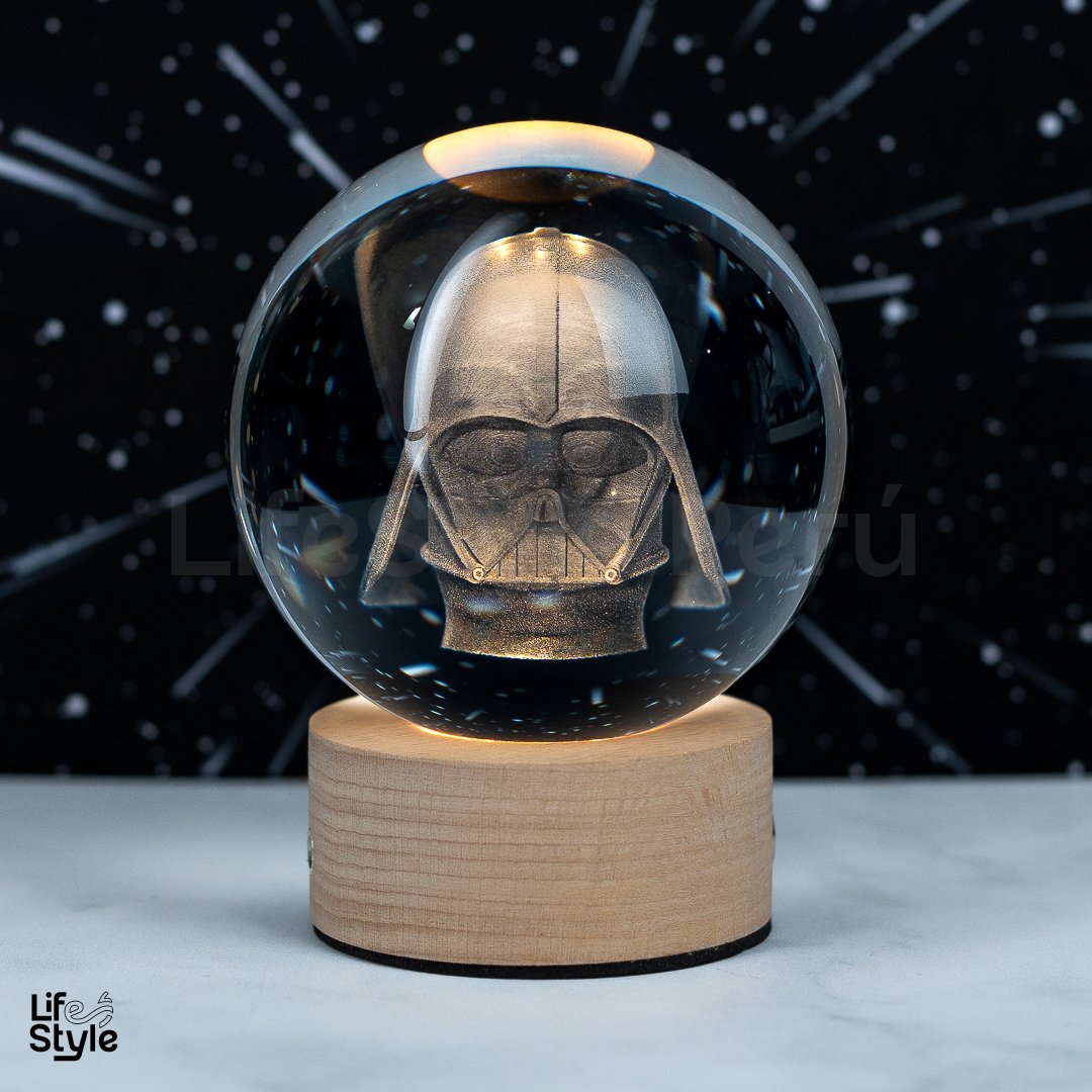 lampara cristal darth vader 3 Lámpara cristal Darth Vader - Imagen 1