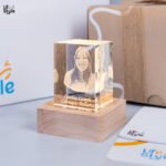 Lámpara personalizada prisma 6cm
